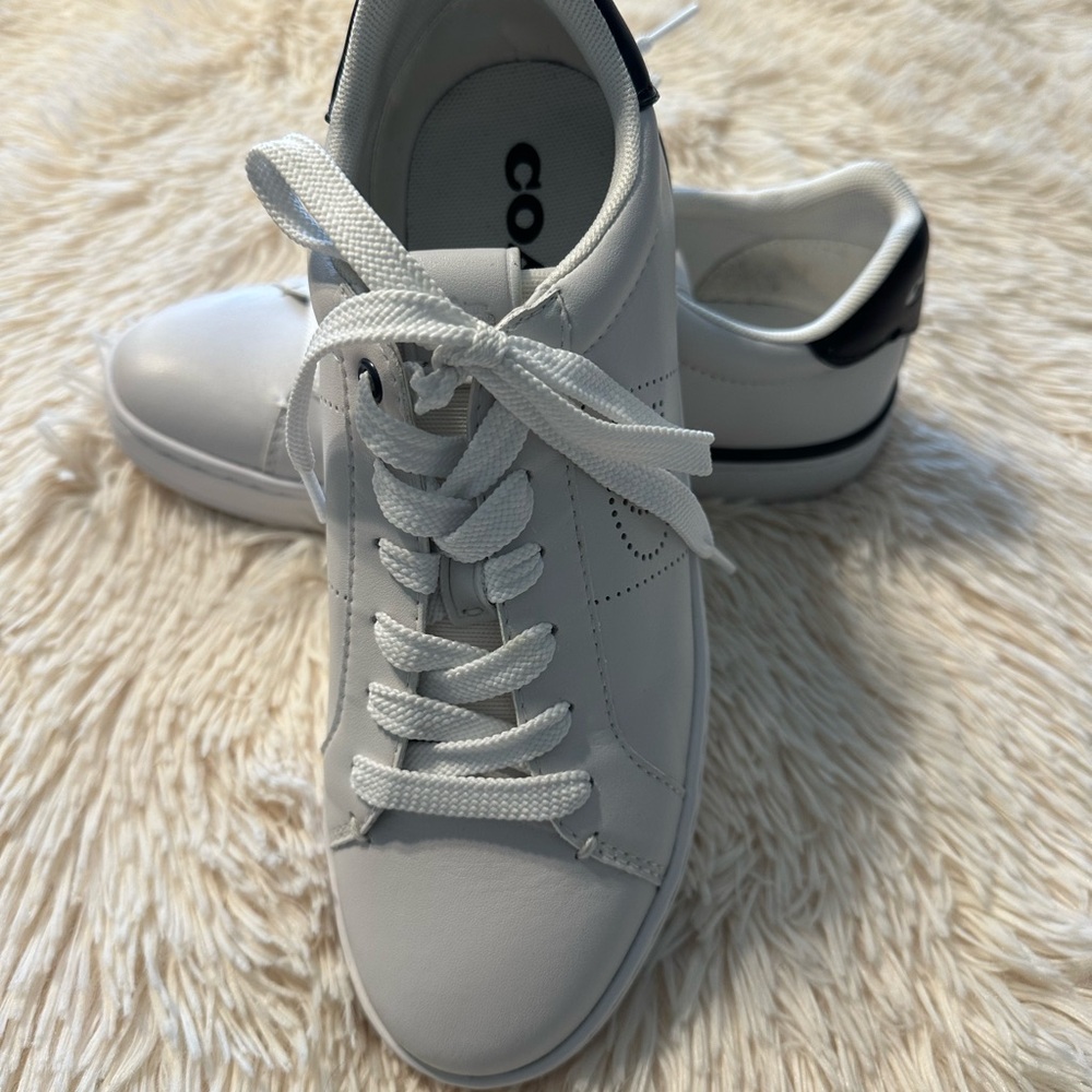 Coach White and Black Women's Sneakers